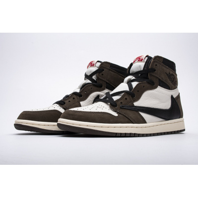 Pkgod Air Jordan 1 Retro High OG SP Travis Scott Mocha   02