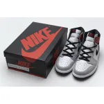 Pkgod  Air Jordan 1 High Smoke Grey Red