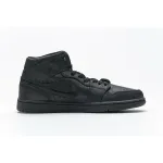 Pkgod  Air Jordan 1 Mid Edison Chen Fearless Black