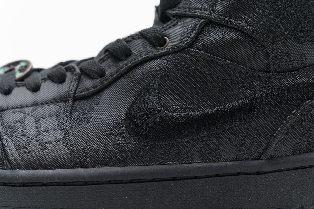      Air Jordan 1 Mid Edison Chen Fearless Black