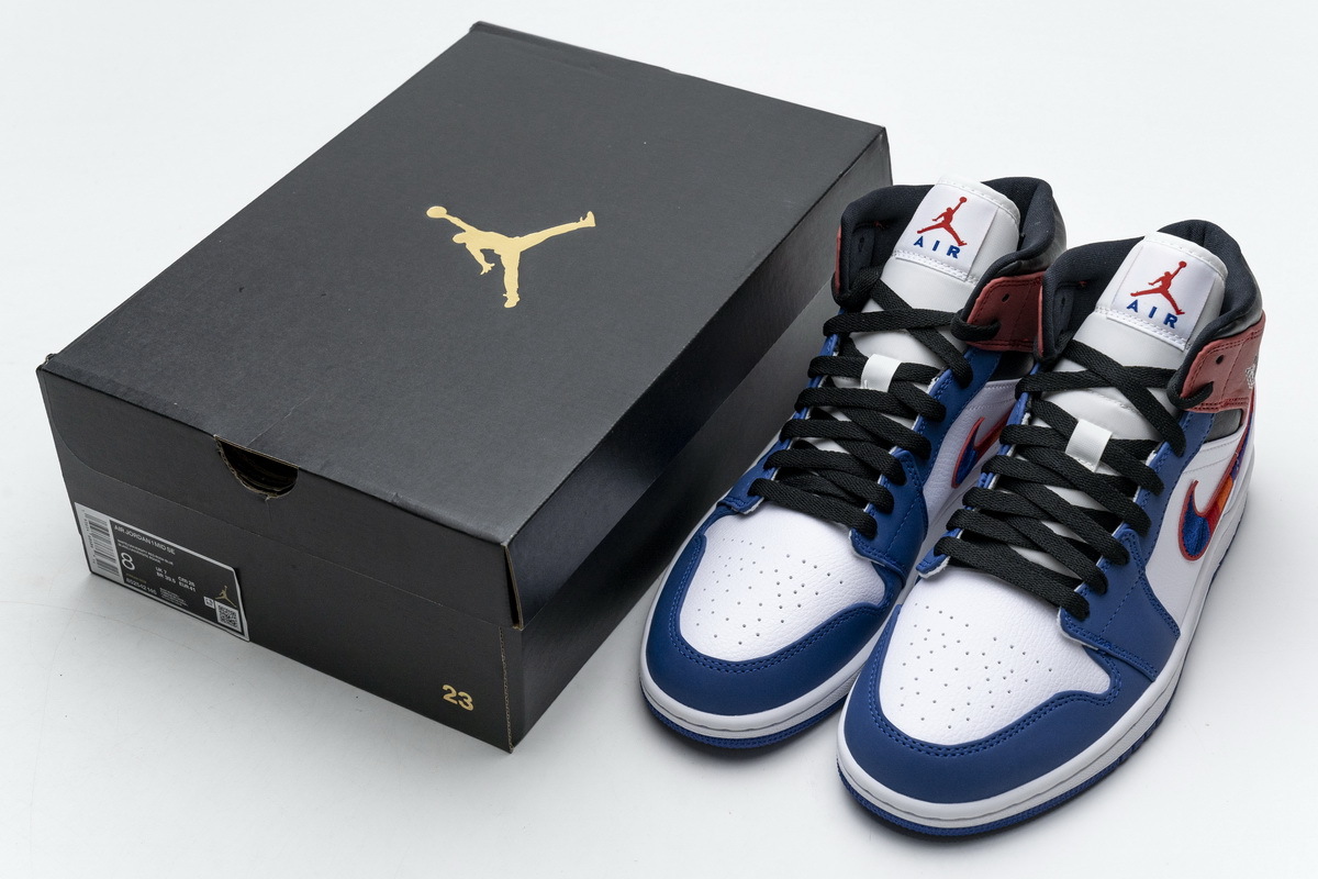 Pkgod  Air Jordan 1 Mid SE  Multi-Color Swoosh