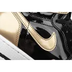 Pkgod  Air Jordan 1 Retro High NRG Patent Gold Toe