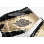 Pkgod  Air Jordan 1 Retro High NRG Patent Gold Toe