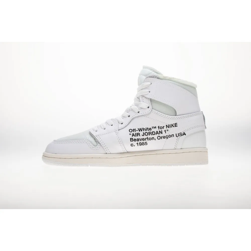 Pkgod  Air Jordan 1 Retro High Off-White White