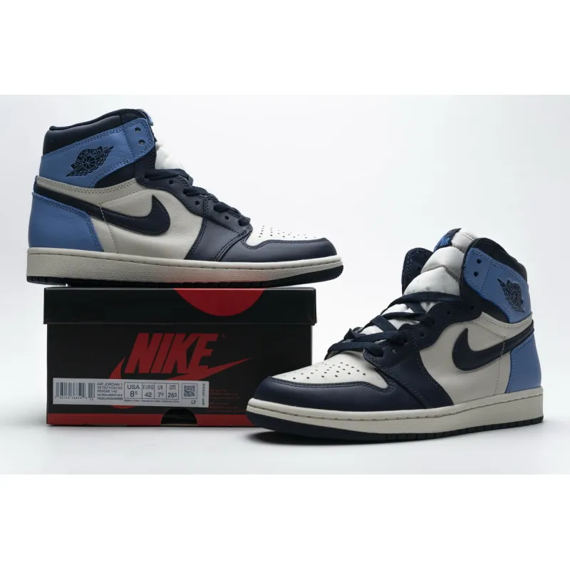 Pkgod  Air Jordan 1 Retro High OG Obsidian University Blue