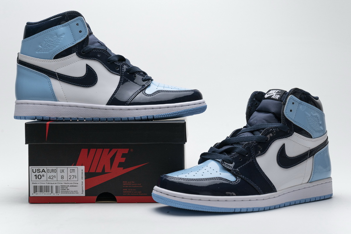 Pkgod  Air Jordan 1 Retro High OG UNC Patent