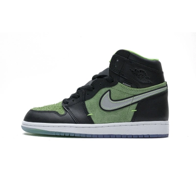 Pkgod  Air Jordan 1 Retro High Zoom Rage Green 01