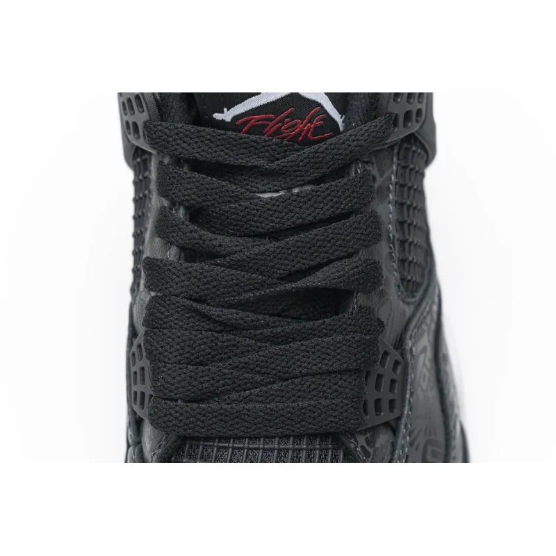 Pkgod  Air Jordan 4 Retro Black Laser