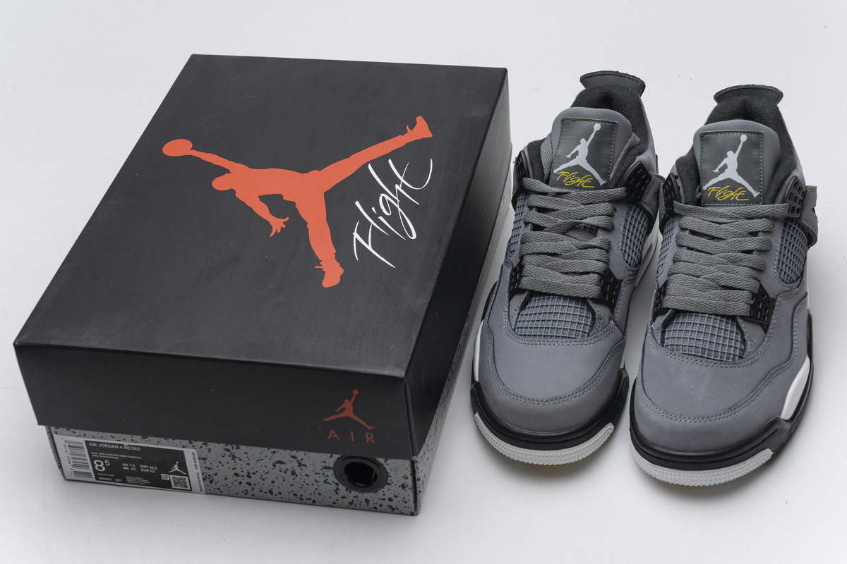 Pkgod  Air Jordan 4 Retro Cool Grey