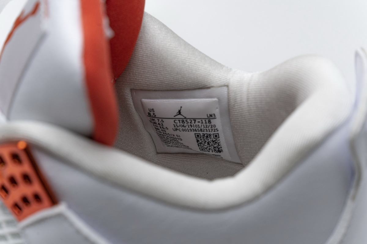 Pkgod  Air Jordan 4 Retro Metallic Orange