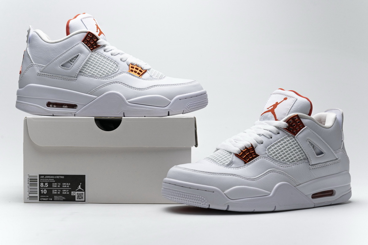 Pkgod  Air Jordan 4 Retro Metallic Orange