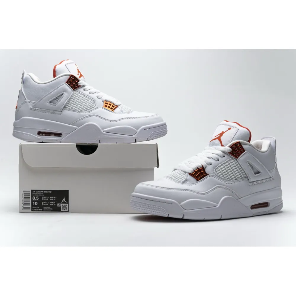 Pkgod  Air Jordan 4 Retro Metallic Orange