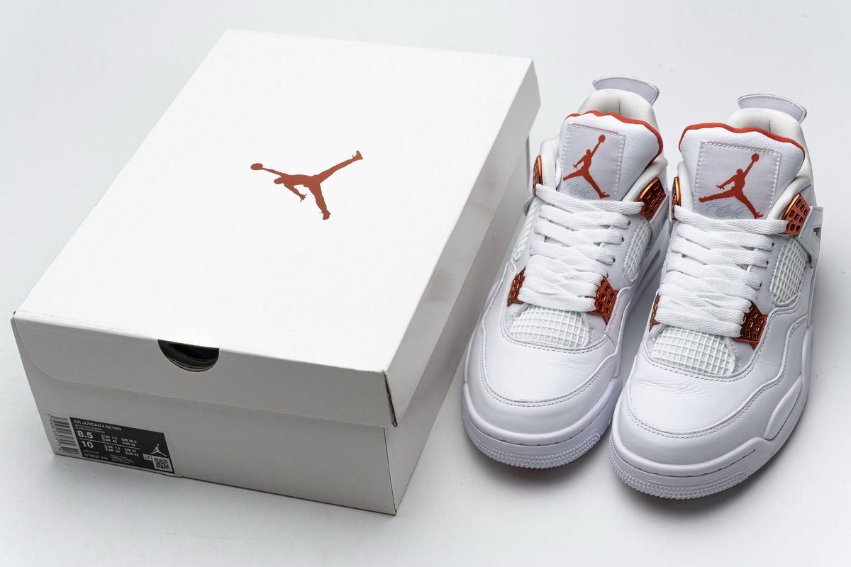 Pkgod  Air Jordan 4 Retro Metallic Orange