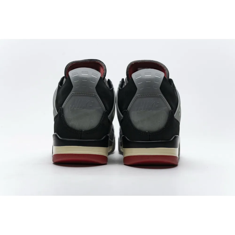 Pkgod  Air Jordan 4 Retro Off-White Bred