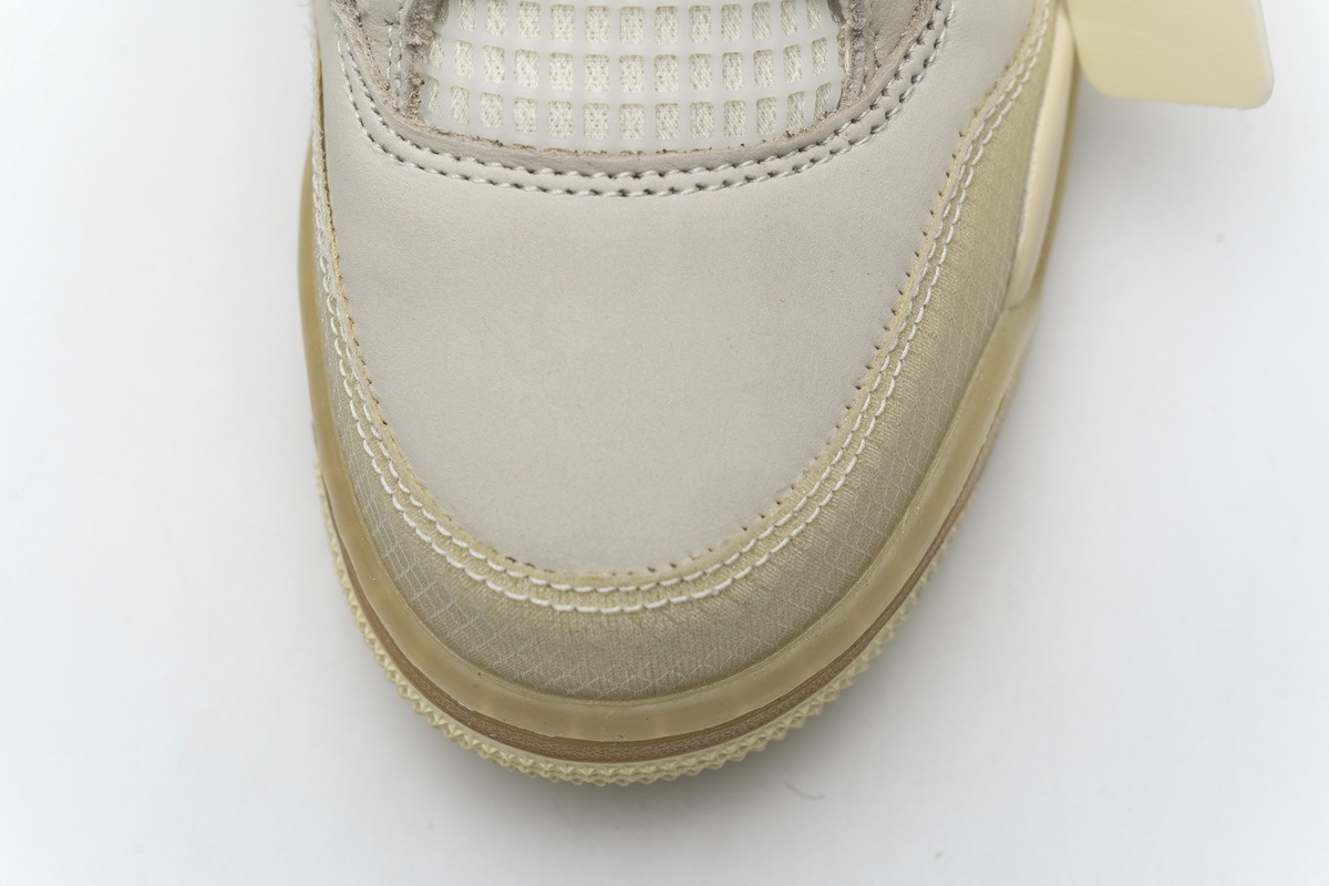  Pkgod  Air Jordan 4 Retro Off-White Sail  