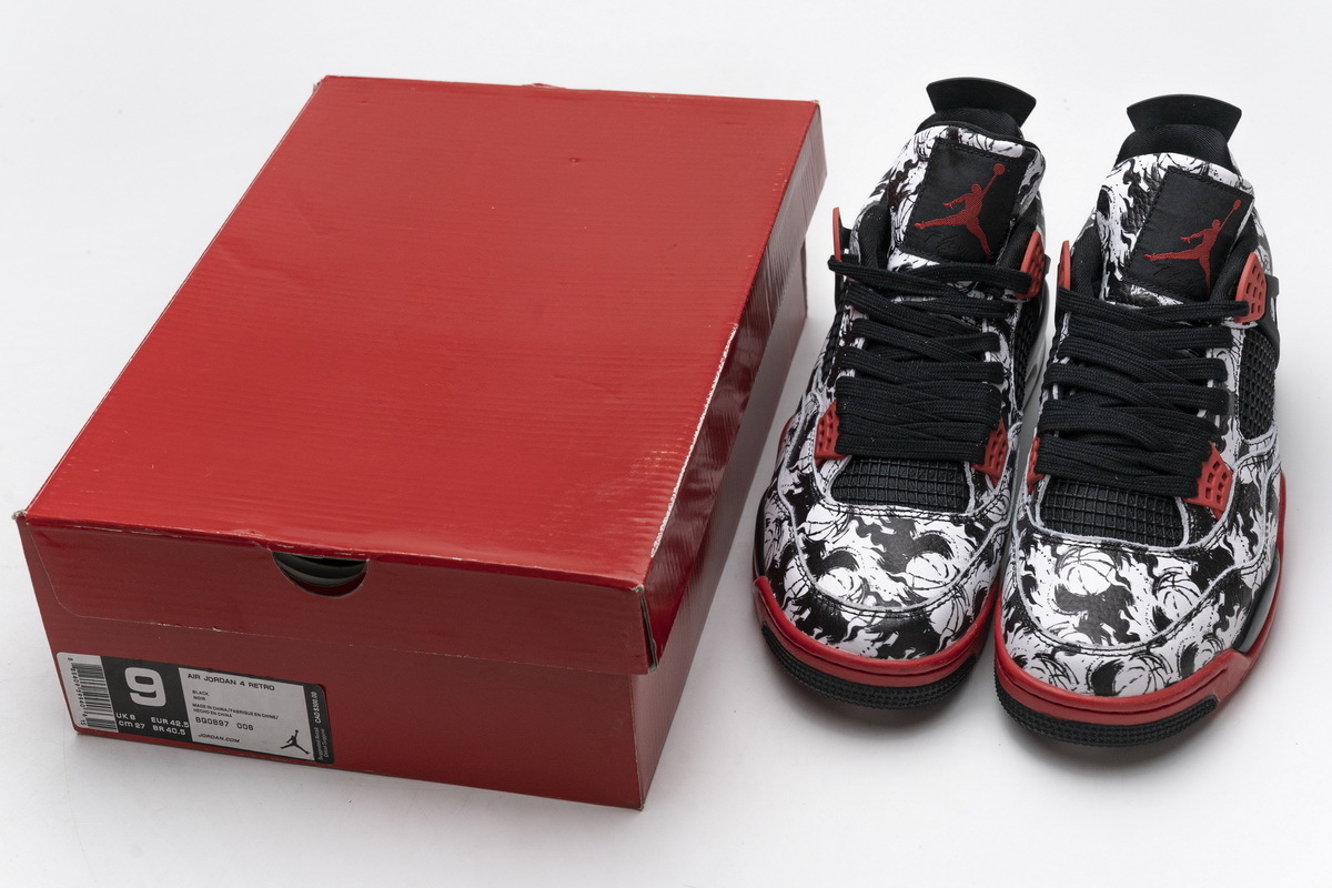 Pkgod  Air Jordan 4 Retro Singles Day Tattoo