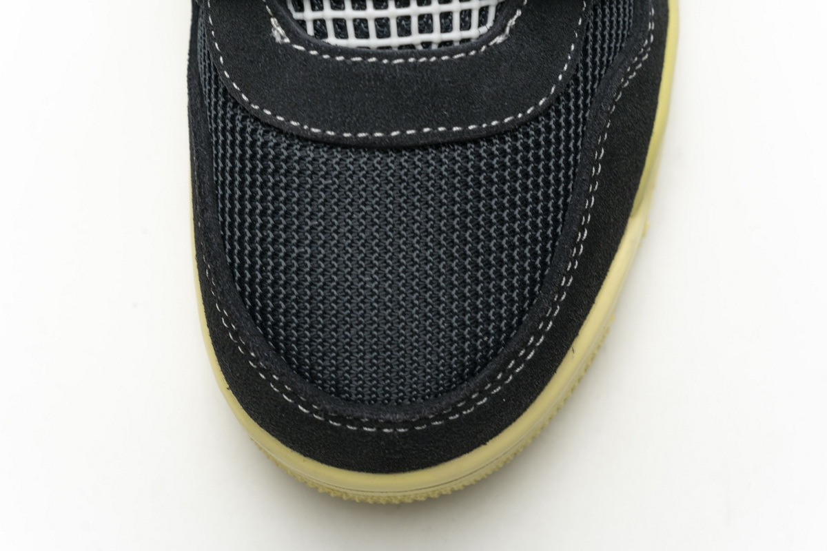  Pkgod  Air Jordan 4 Retro Union Off Noir Black  