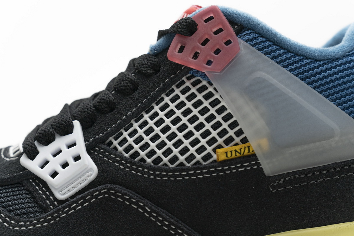  Pkgod  Air Jordan 4 Retro Union Off Noir Black  