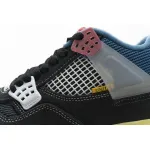  Pkgod  Air Jordan 4 Retro Union Off Noir Black  