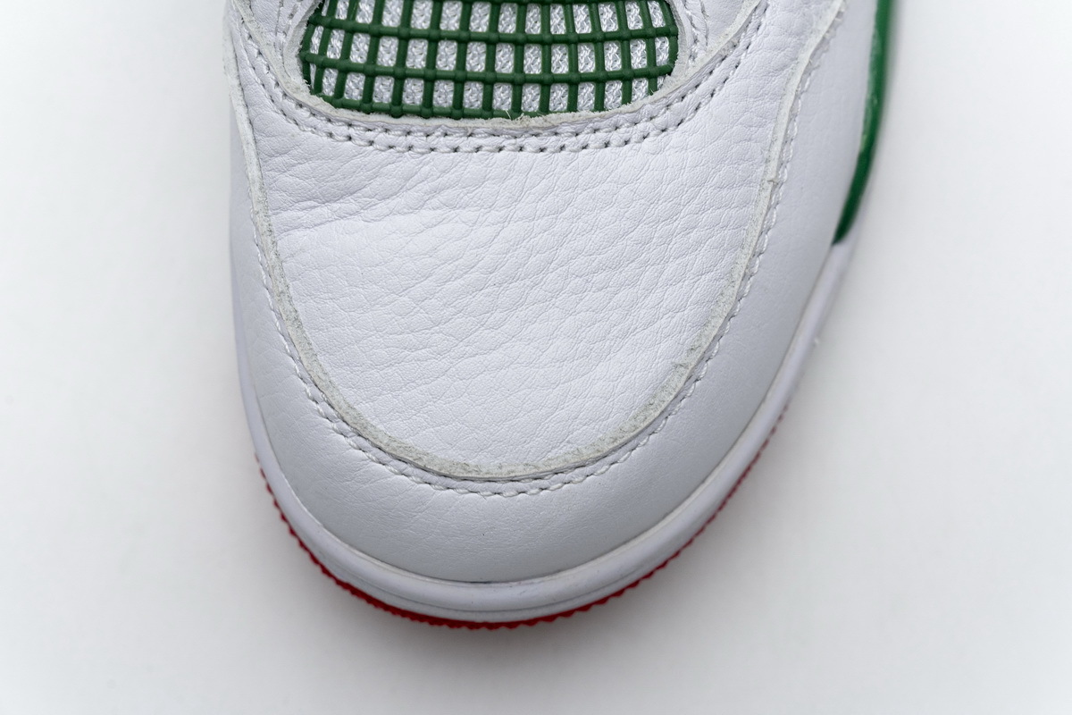 Pkgod  Air Jordan 4 Retro White Green Red