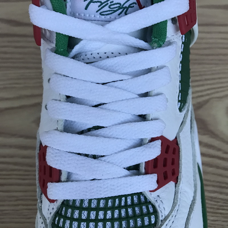 Pkgod  Air Jordan 4 Retro White Green Red