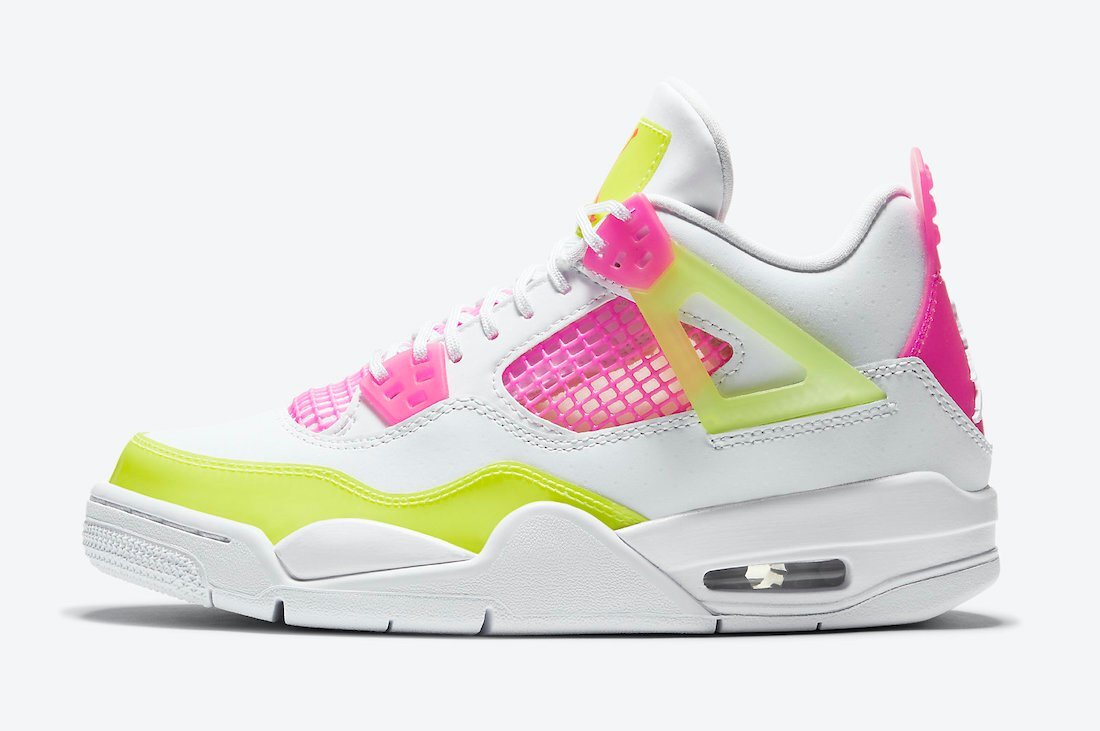 Pkgod  Air Jordan 4 Retro White Lemon Pink 