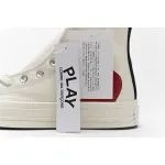 Pkgod  CDG Play x Converse Chuck Taylor All Star 70 High Top