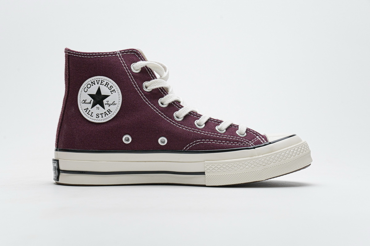      Converse Chuck 70 HI Dark Burgundy Black Egret
