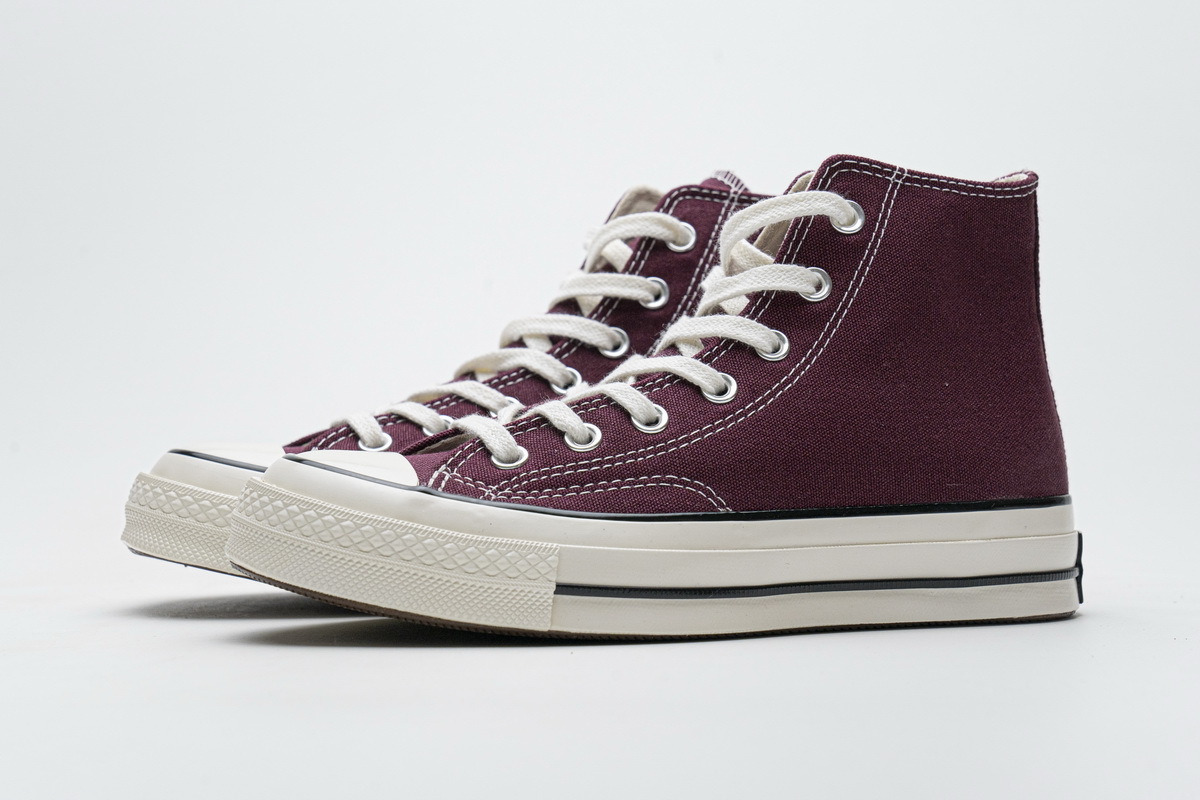      Converse Chuck 70 HI Dark Burgundy Black Egret