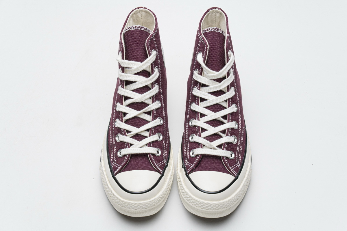      Converse Chuck 70 HI Dark Burgundy Black Egret