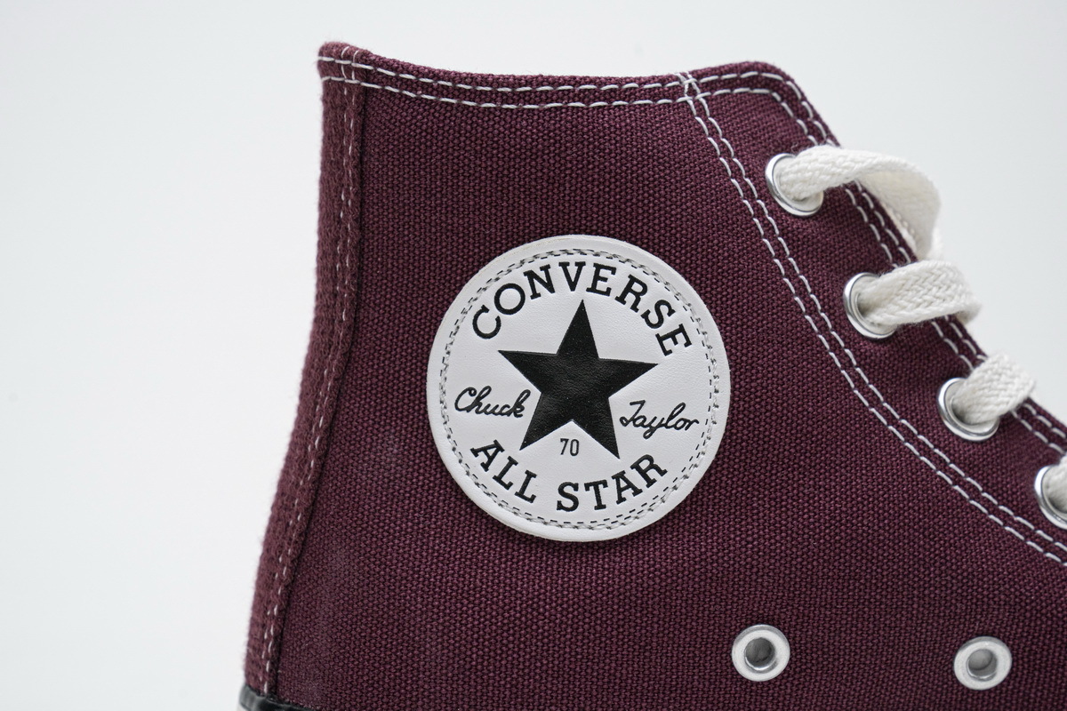      Converse Chuck 70 HI Dark Burgundy Black Egret