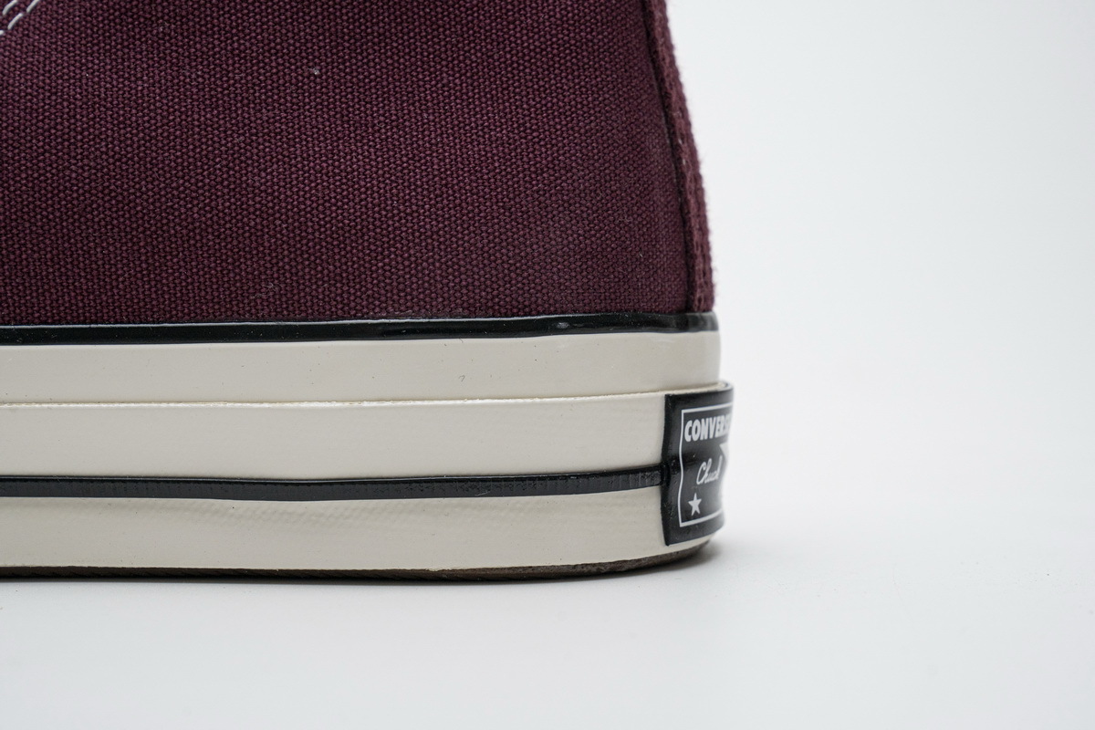      Converse Chuck 70 HI Dark Burgundy Black Egret