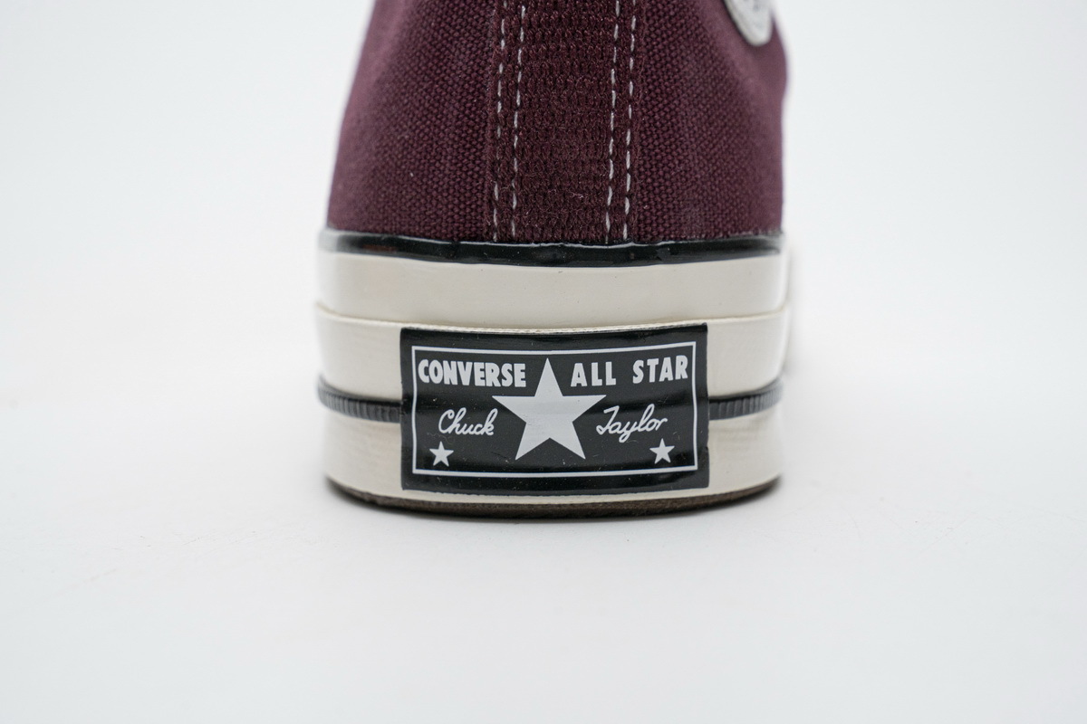      Converse Chuck 70 HI Dark Burgundy Black Egret
