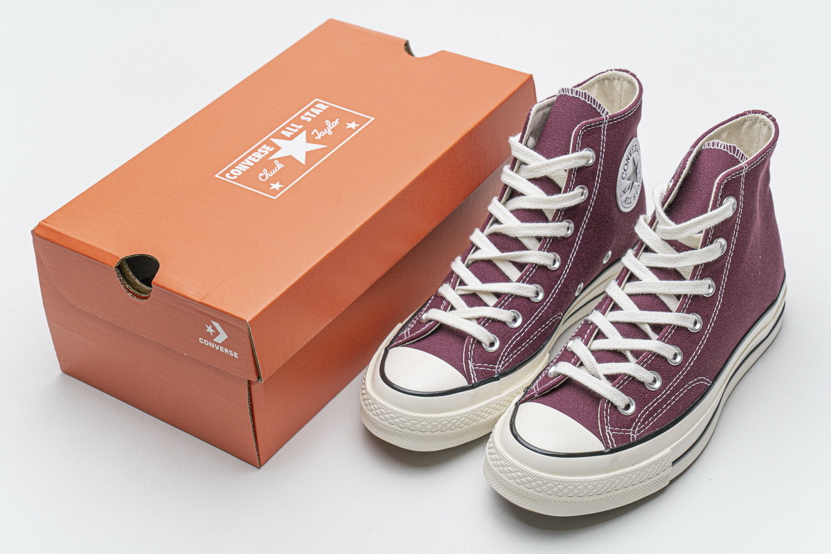      Converse Chuck 70 HI Dark Burgundy Black Egret