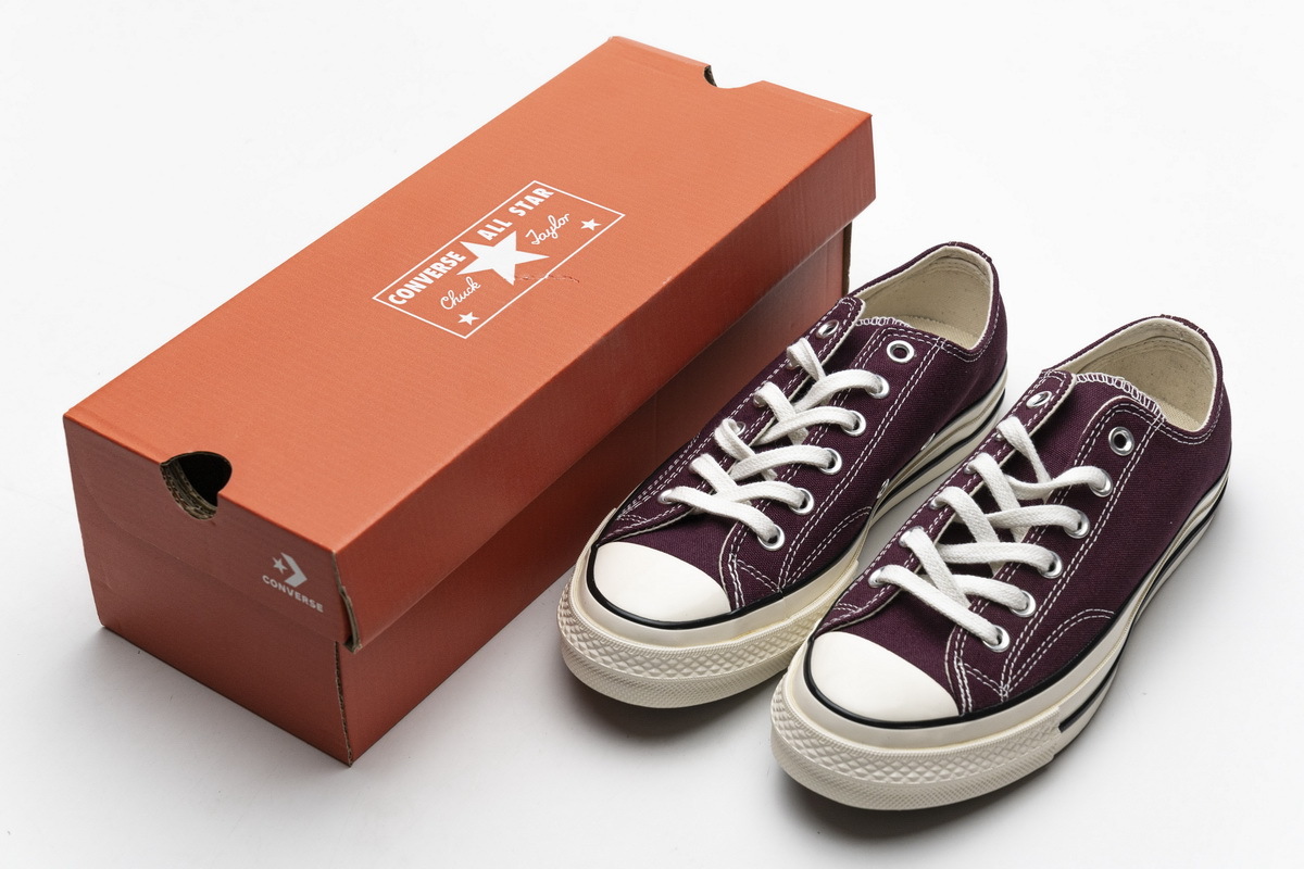      Converse Chuck 70 OX Dark Burgundy Black Egret
