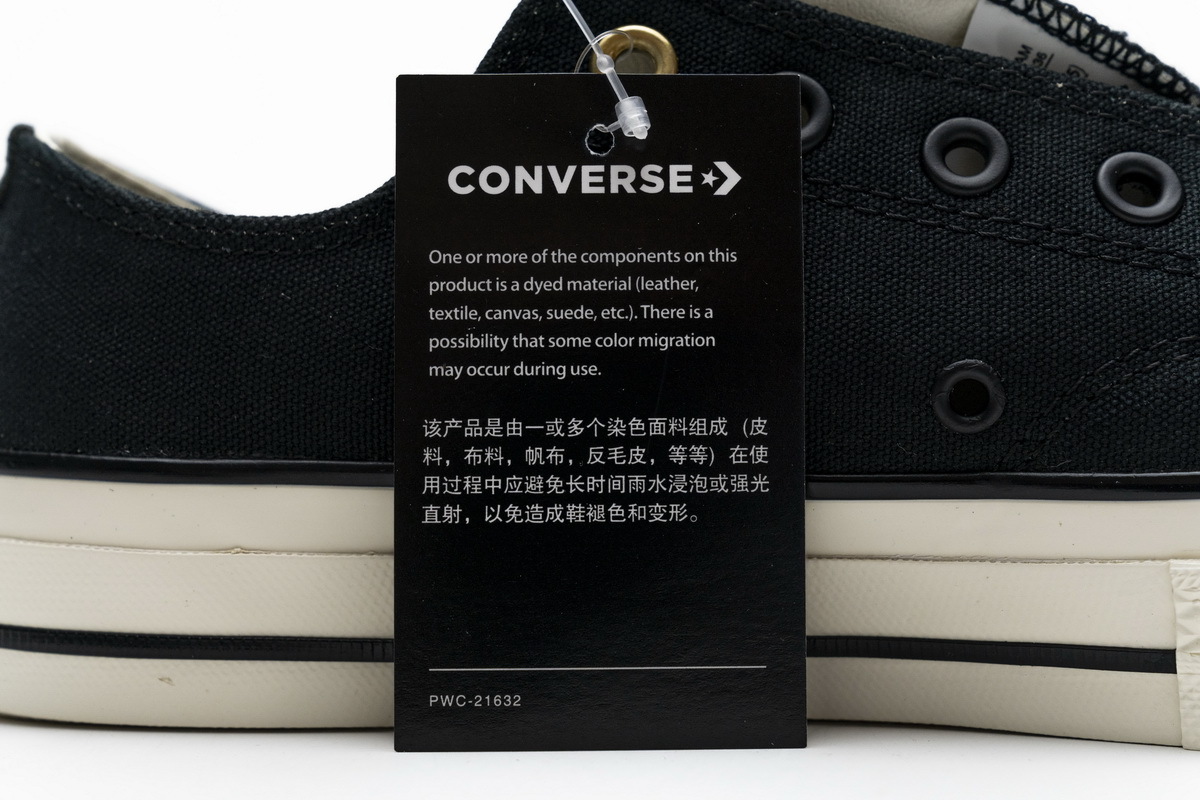      Converse Chuck Taylor All-Star Ox Think 16 Black White