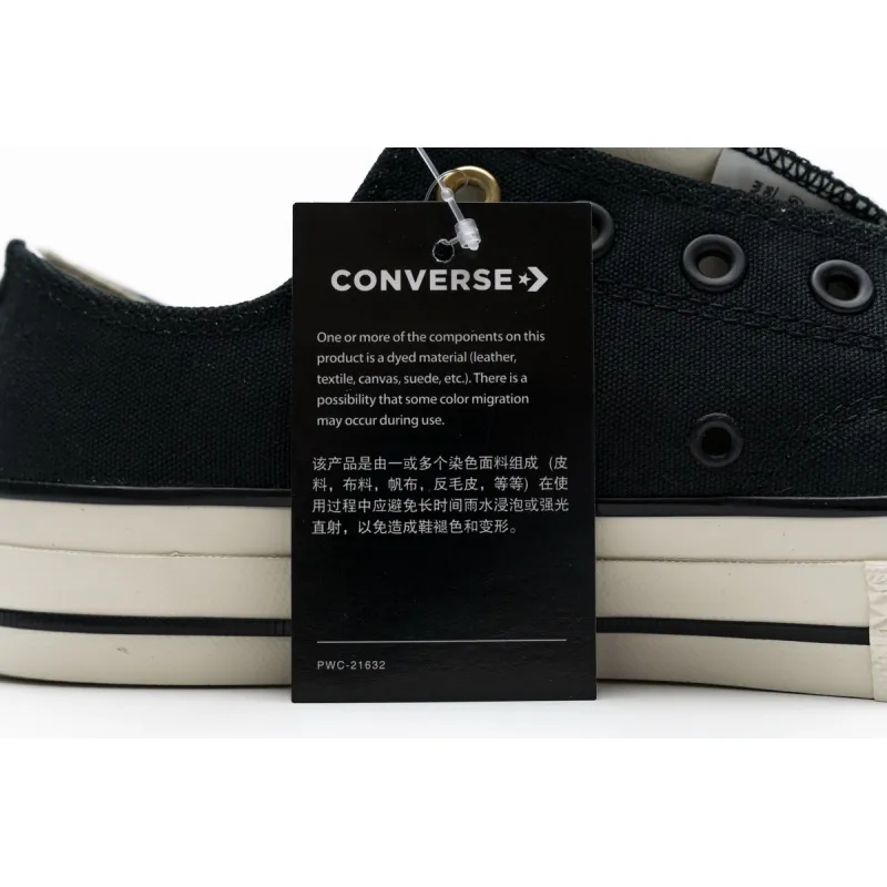 Pkgod  Converse Chuck Taylor All-Star Ox Think 16 Black White