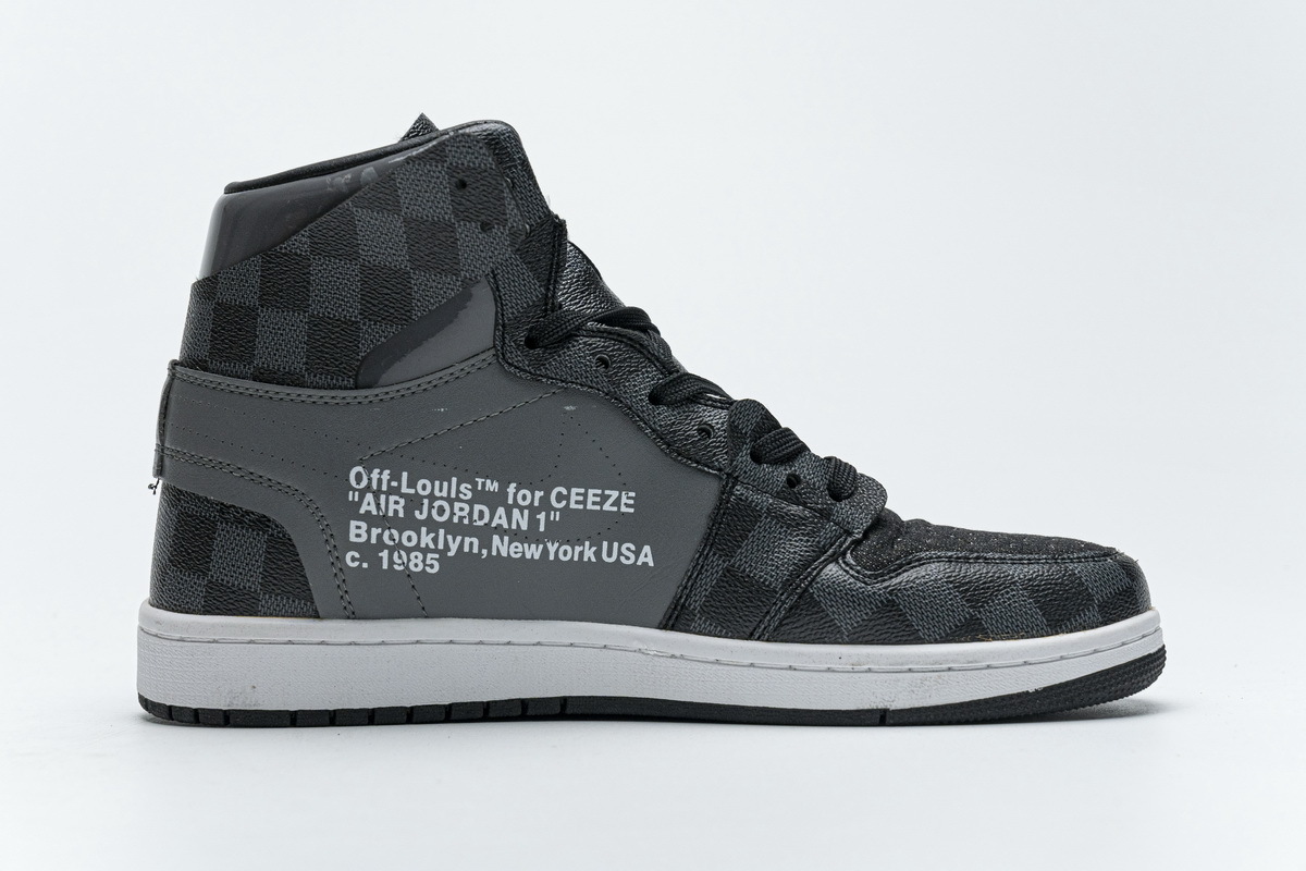      liv X Air Jordan 1 High Grey
