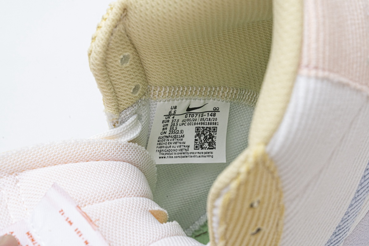 Pkgod  Nike Blazer Mid 77 VNTG White Pink Yellow