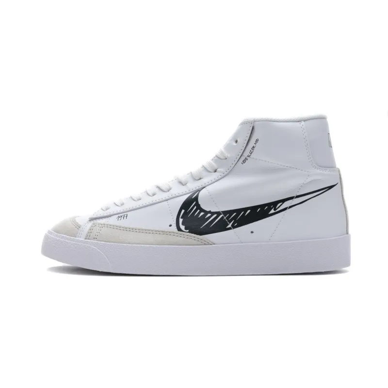 Pkgod  Nike Blazer Mid &#39;77 Black White