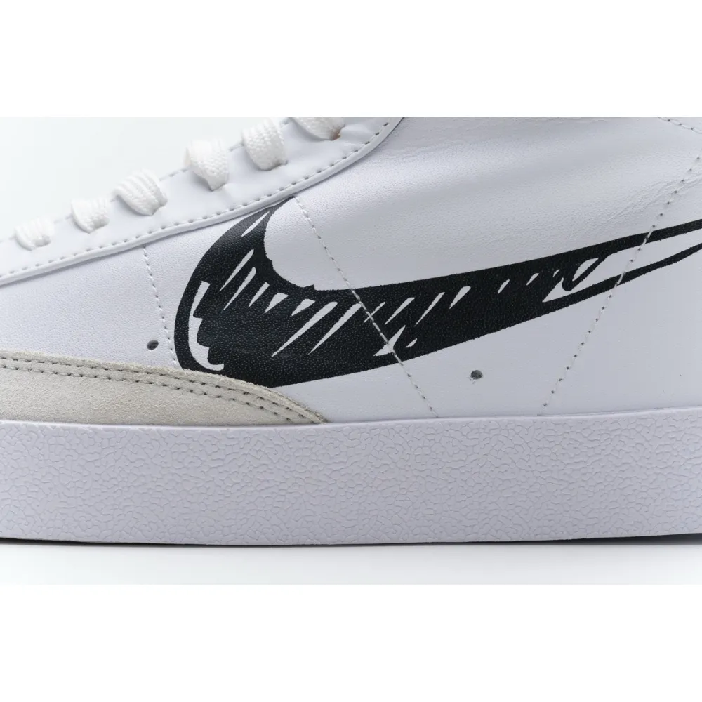 Pkgod  Nike Blazer Mid &#39;77 Black White