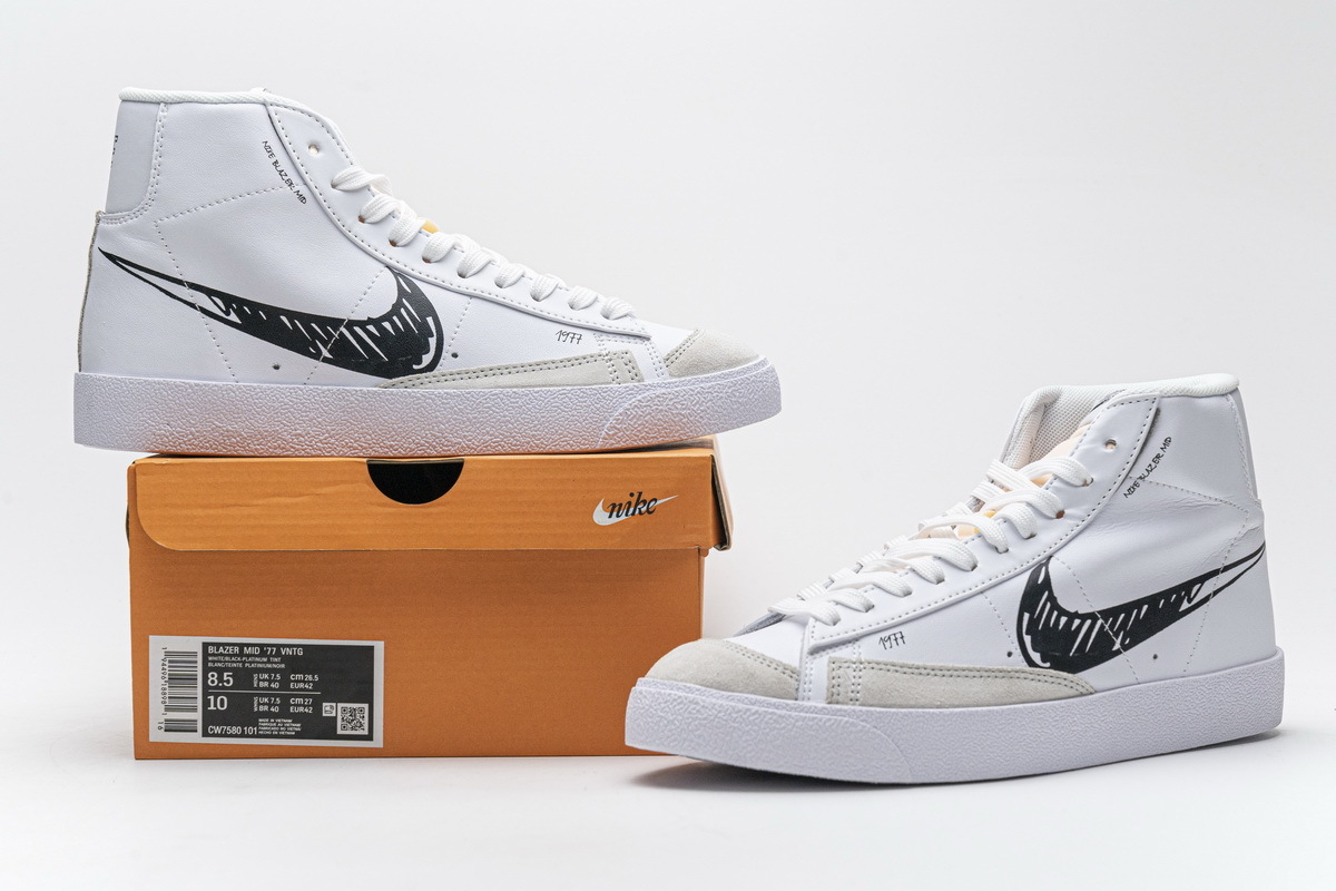 Pkgod  Nike Blazer Mid '77 Black White