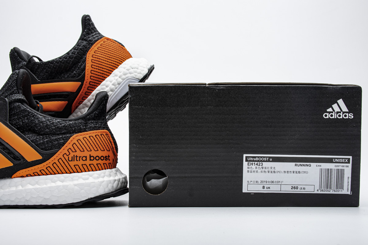      Ultra Boost 4.0 “Core Black/Solar Orange”