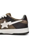 Zafa Wear A Bathing Ape Bape SK8 Sta Brown Ivory