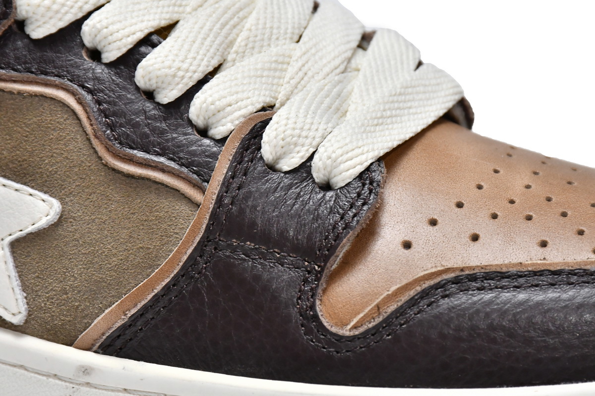 Pkgod A Bathing Ape Bape SK8 Sta Brown Ivory