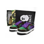 Pkgod A Bathing Ape Bape SK8 Sta Dark Purple Green