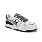 Pkgod A Bathing Ape Bape SK8 Sta White Silver
