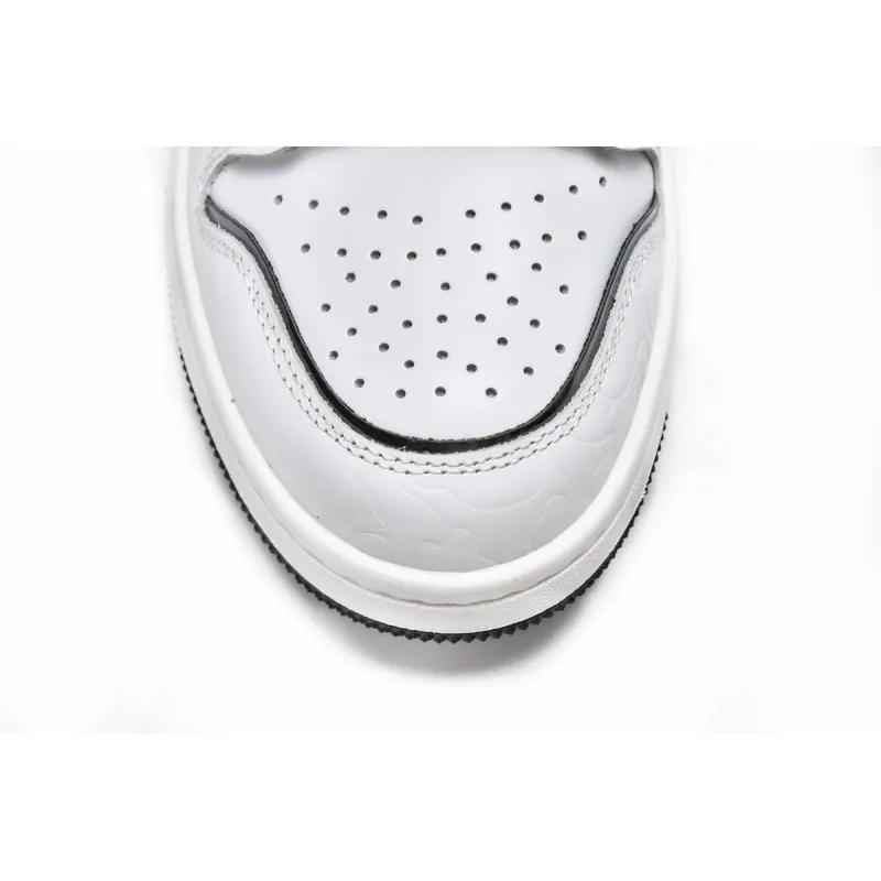 Pkgod A Bathing Ape Bape SK8 Sta White Silver