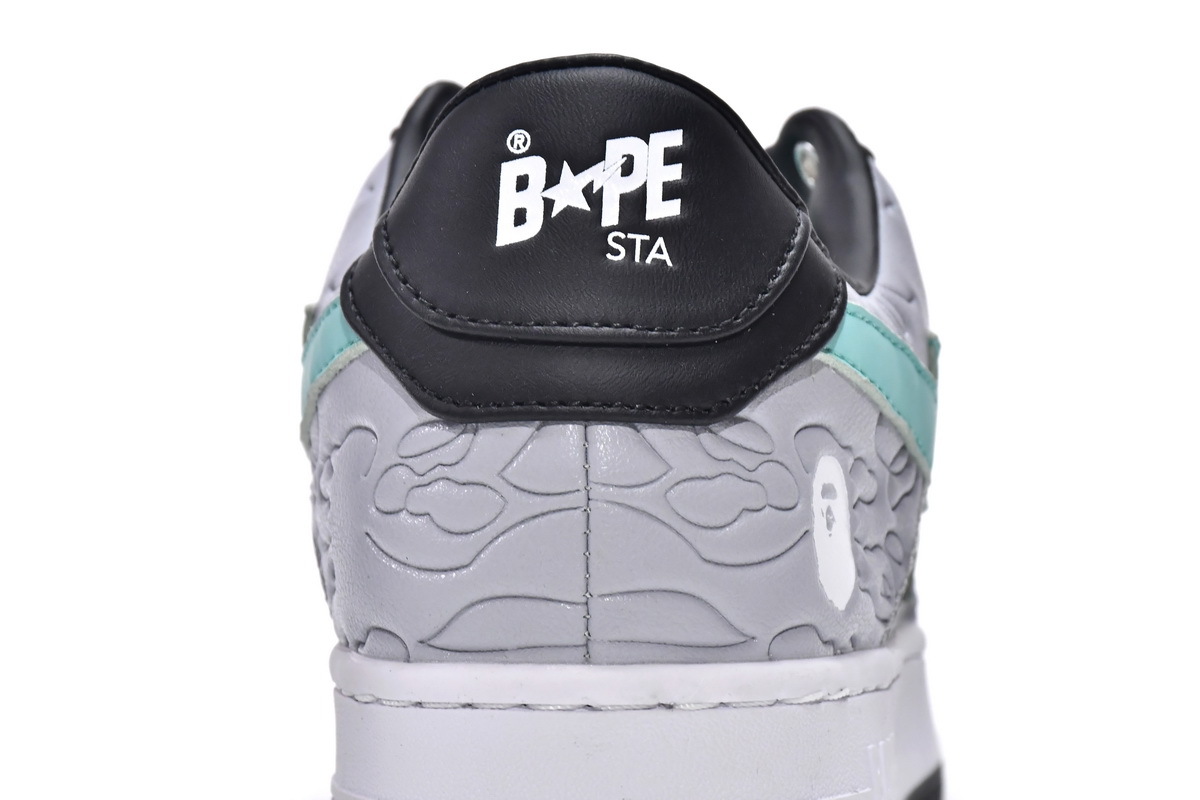 Pkgod A Bathing Ape Bape Sta Low Grey Black