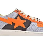 Pkgod A Bathing Ape Bape Sta Low Grey Orange